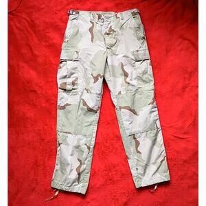 U.S. Military Desert Camouflage Uniform Trousers Mens Combat Pants Sz M Regular